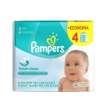 Lenços Umedecidos Pampers Regular, 192 Unidades