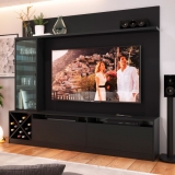 Estante Home para TV até 80 Polegadas Sandra Preto