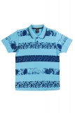 POLO MANGA CURTA INFANTIL PARA MENINO – AZUL 6